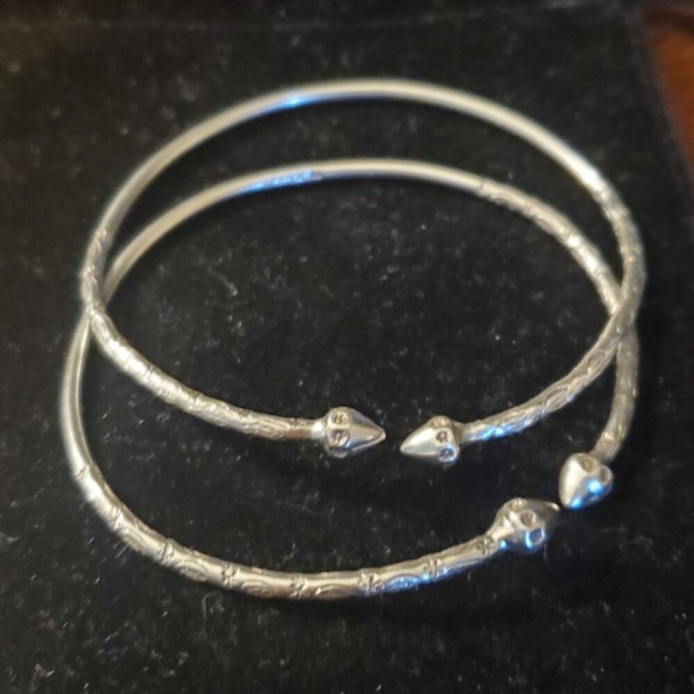 Sterling Silver Caribbean Style bangles